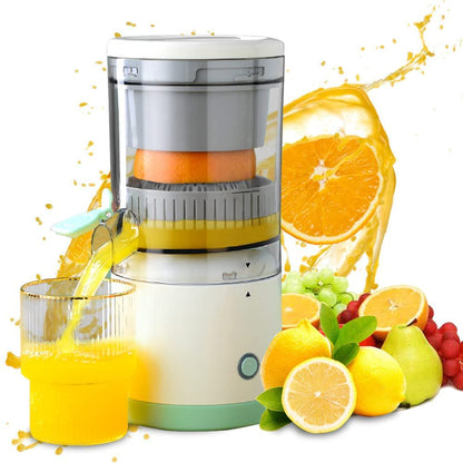 Belro portable USB charging juicer with compact design for fresh juice on the go, shown in a close-up image.