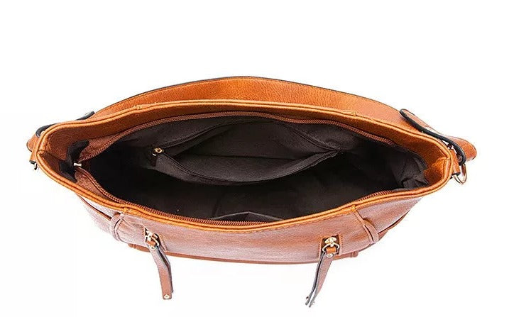 Belro vintage leather ladies' bag showing a stylish, crafted leather accessory with a sleek design and classic silhouette.