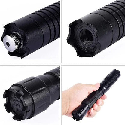Belro tactical laser torch flashlight with adjustable beam and durable design, ideal for outdoor and professional use.