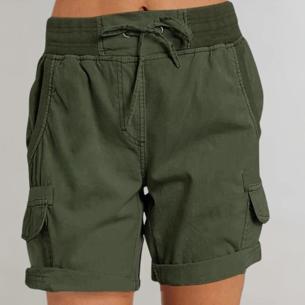 Belro women's high waisted shorts in leggings style, featuring a fitted waistband and casual summer look.
