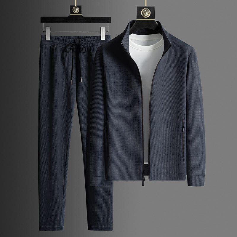 Men's leisure suit by Belro, casual clothing set with matching jacket and pants, comfortable fabric and stylish design.