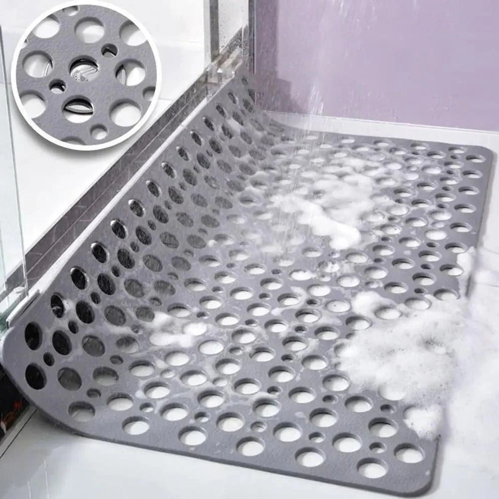 Belro Secure Shower Mat with textured surface for safety, non-slip design, and bathroom safety in health and beauty.