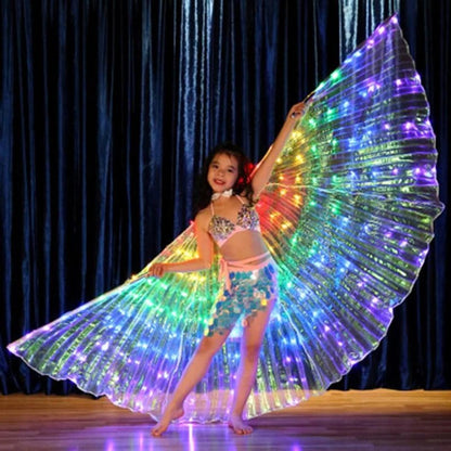 Belro LED fluorescent butterfly wings lighting fixture with vibrant, illuminated butterfly design for decorative electronic lighting.