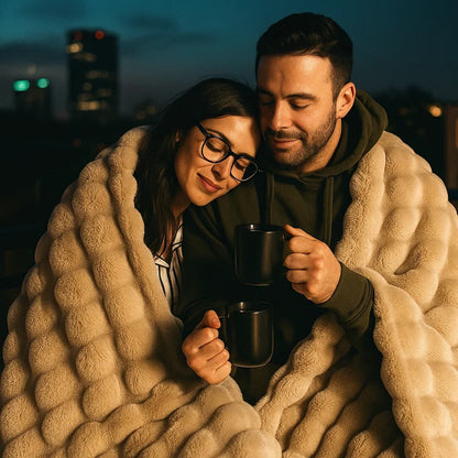 Belro all-season blanket with elegant design, soft and cozy bedding throw perfect for home decor and comfort.