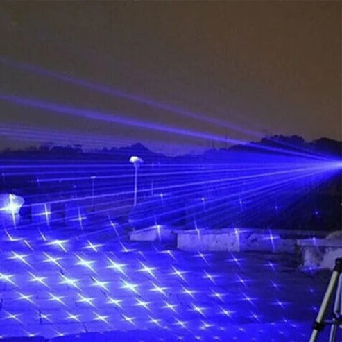 Belro Tactical Laser Torch flashlight with adjustable focus and bright LED light, designed for outdoor and tactical use.