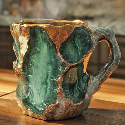 Belro mineral crystal coffee mug with a clear, elegant design for kitchen and dining use.