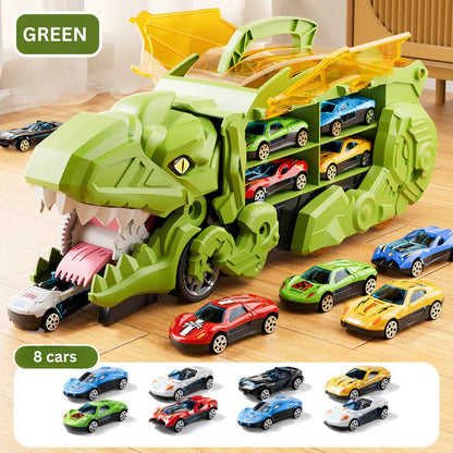 Belro Dinosaur Car Play Truck toy featuring colorful dinosaur figures and a sturdy plastic construction for children's play.