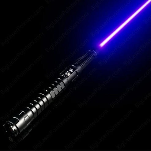 Belro tactical laser torch flashlight with adjustable beam and durable black body, ideal for outdoor and tactical use