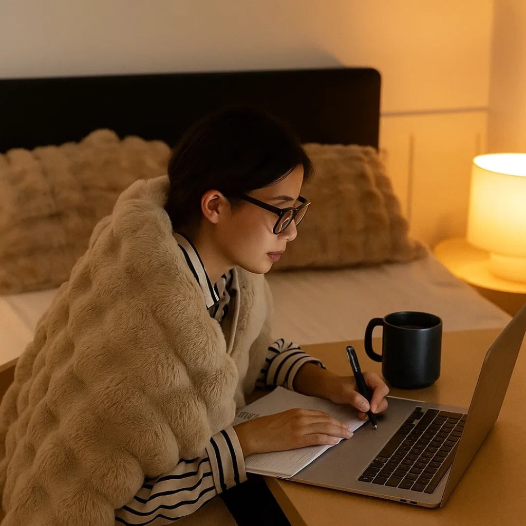 Belro all-season blanket with elegant design, soft woven throw for cozy bedding and home decor.