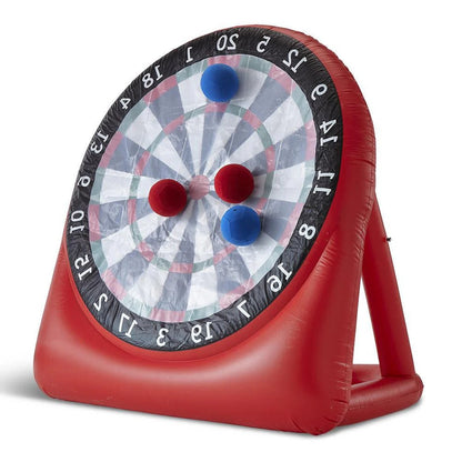 Belro giant inflatable soccer dartboard for outdoor sports, featuring colorful target zones and durable inflatable design.