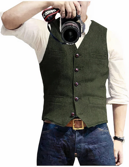 Belro stylish waistcoat, fashionable clothing vest with tailored fit, shown in a versatile design on a neutral background.
