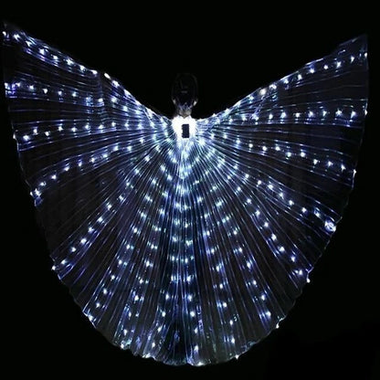 Belro LED fluorescent butterfly wings lighting device with bright, colorful LED panels and delicate wing details.
