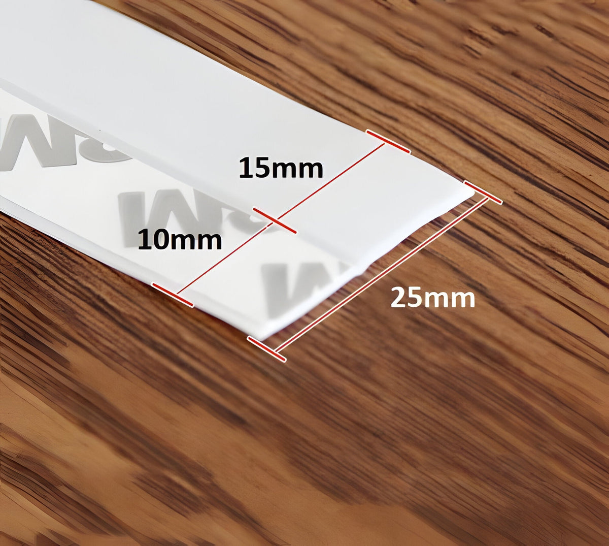Belro self-adhesive door seal attached to a door frame, providing insulation and soundproofing for tools and hardware applications.