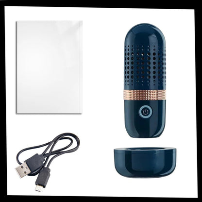 Wireless fruit and vegetable cleaning machine by Belro with a sleek design, suitable for home and outdoor kitchen use.