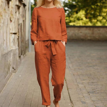 Belro stylish two-piece sleepwear set featuring a comfortable top and matching shorts, perfect for relaxed nights.