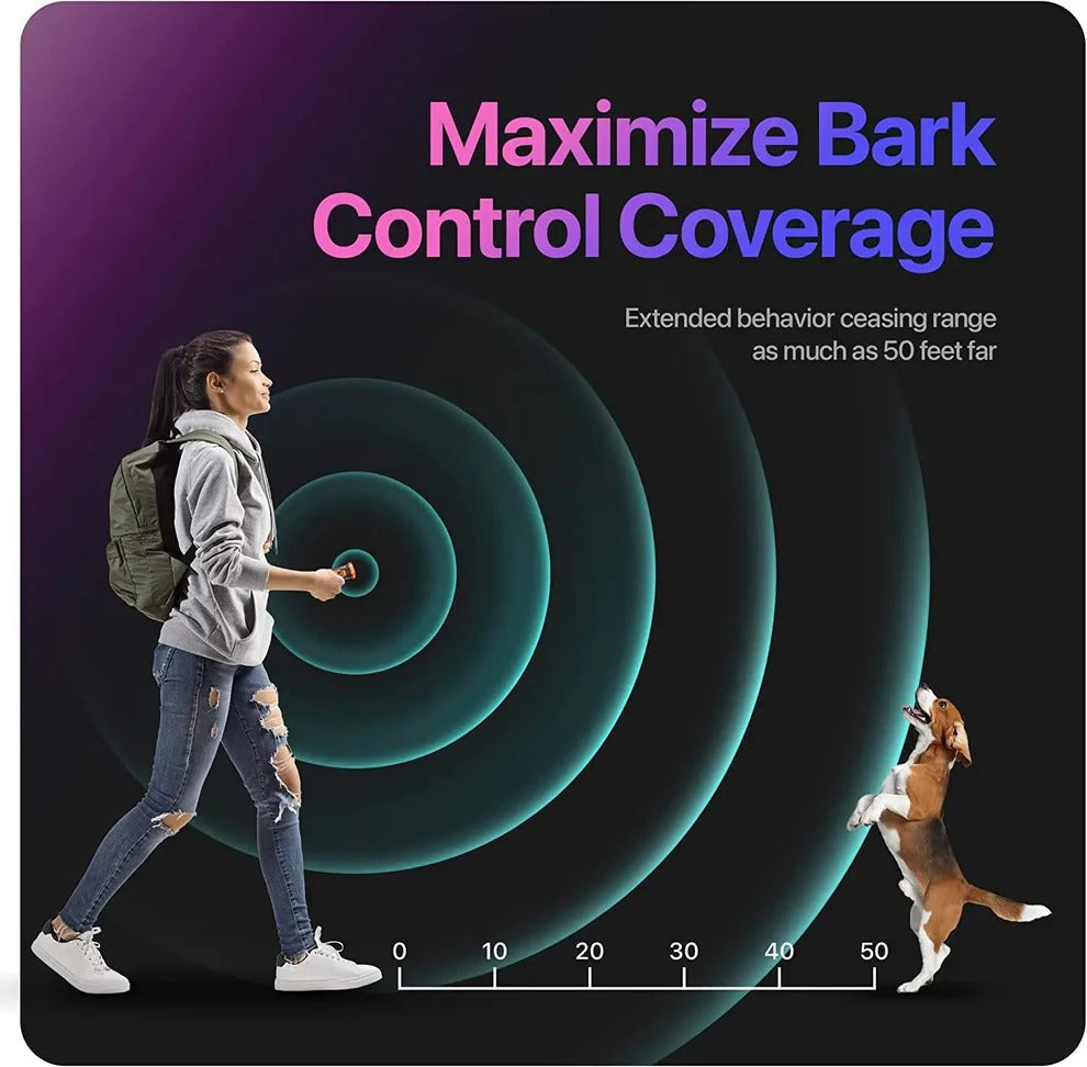 Belro ultrasonic dog trainer device for improved dog behavior, compact pet supplies for effective training.