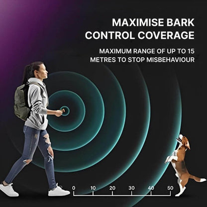 Belro ultrasonic dog anti-bark device for pets, compact and effective training tool for reducing barking in dogs.