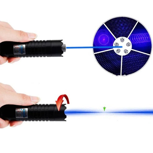 Belro Tactical Laser Torch flashlight with laser and LED light, compact and durable for outdoor and tactical use.