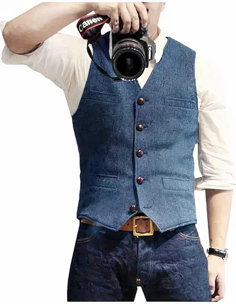 Belro stylish waistcoat, fashionable clothing vest with a modern design, suitable for casual or formal wear.
