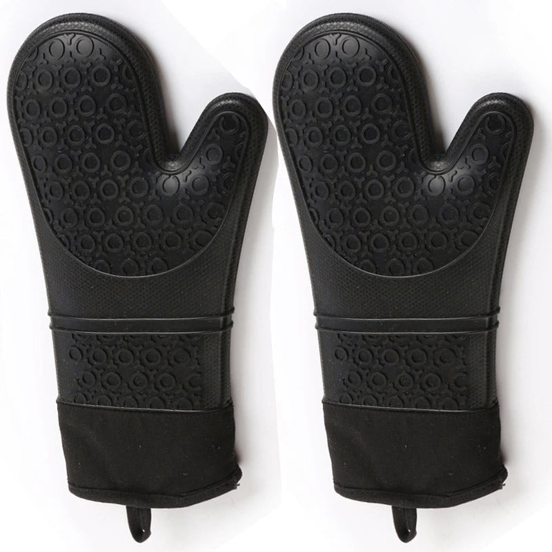 Belro heat-resistant oven gloves, durable fabric with reinforced grip, designed for safe handling of hot cookware in the kitchen.
