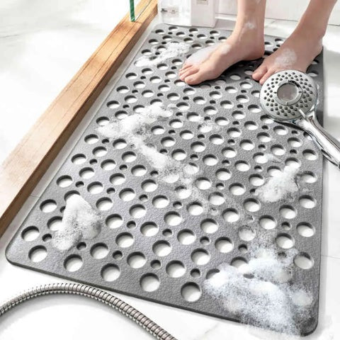 Belro Secure Shower Mat with non-slip surface, designed for safety in the bathroom, featuring textured rubber for secure footing.