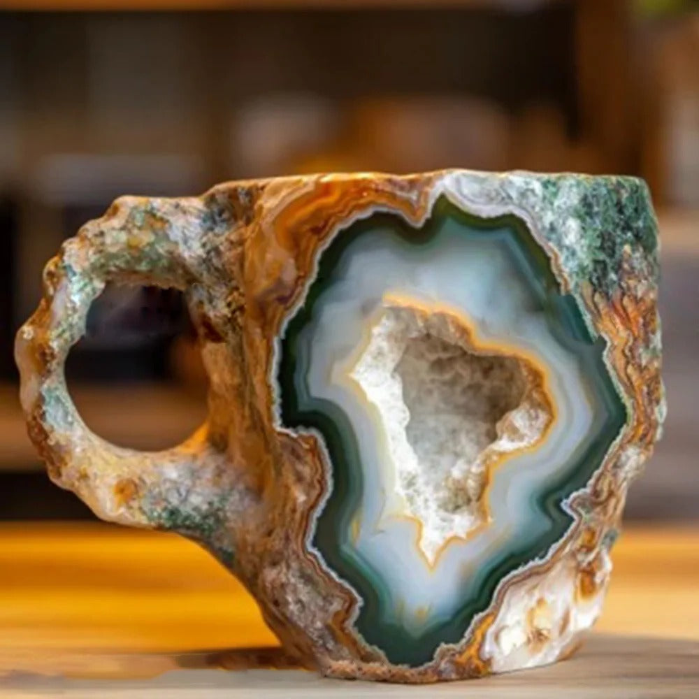 Belro Mineral Crystal Coffee Mug with a sleek design, perfect for home and kitchen use, featuring a durable mineral crystal construction.