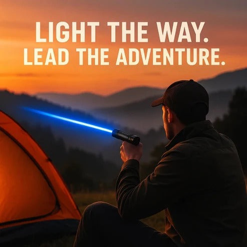 Belro tactical laser torch flashlight with adjustable beam and durable design for outdoor and tactical use.