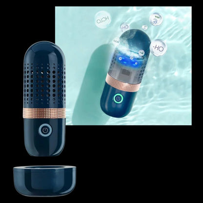 Belro wireless fruit and vegetable cleaning machine with green and white design, suitable for home and outdoor use.