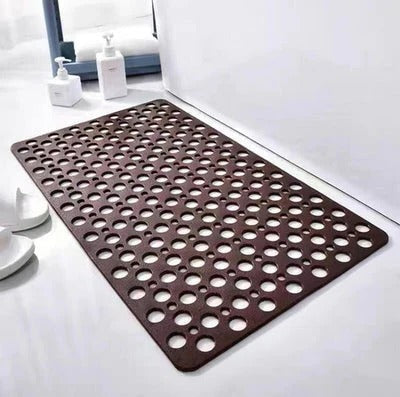 Belro Secure Shower Mat with textured surface for slip prevention in bathroom showers, ensuring safety and comfort.