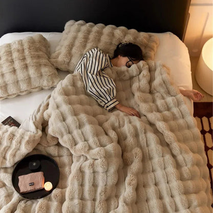 Belro all-season blanket with elegant design, soft fabric, and decorative pattern for cozy home bedding and throws.