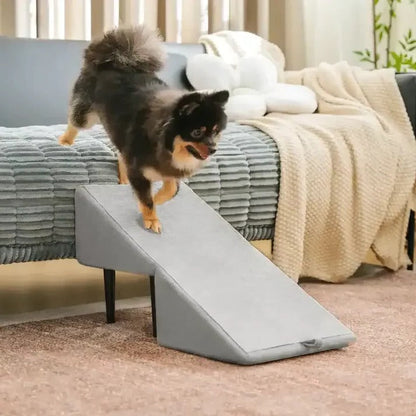 Belro 2-in-1 convertible dog ramp and step stool, versatile pet aid for easy access to furniture or vehicles.