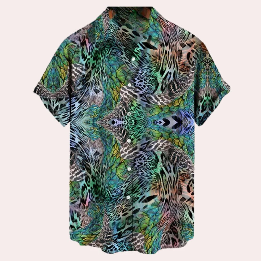 Belro men's short sleeve shirt featuring a comfortable fit, casual design, and lightweight fabric for everyday wear.