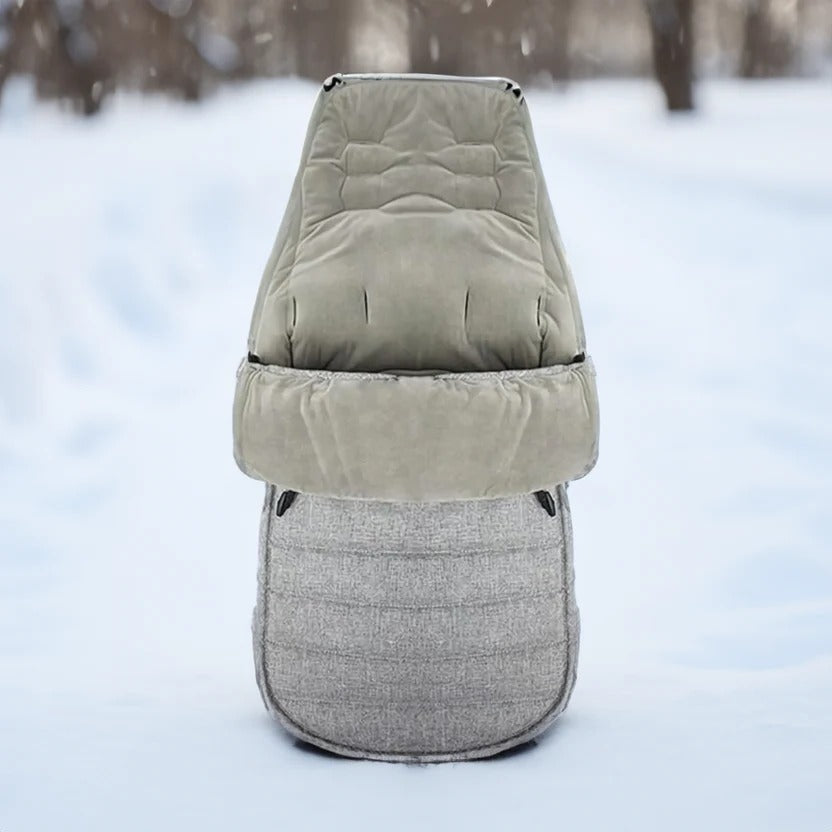 Belro Universal Baby Stroller Footmuff in cozy fabric, designed for outdoor use and comfort during stroller outings.