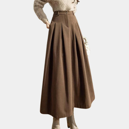 Elegant Belro ladies skirt with a flowing design, showcased in a stylish clothing and skirt product image.