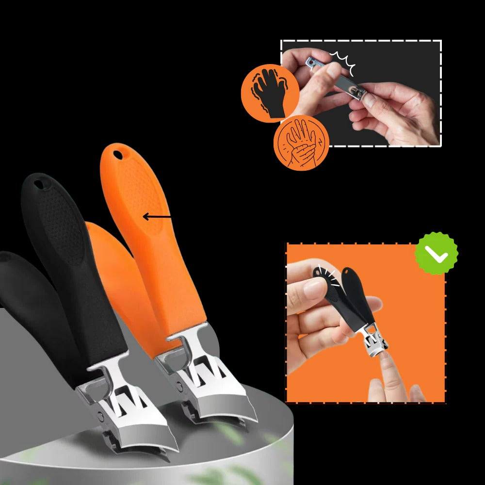 Belro Precision Wide-Jaw Nail Clipper for accurate nail trimming, featuring ergonomic design and sturdy stainless steel blades.