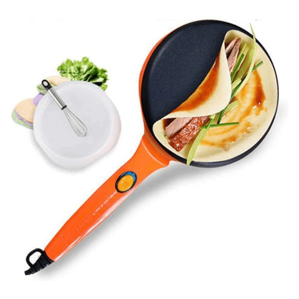 Belro Fast Prep non-stick crepe maker griddle pan for home kitchen, showcasing smooth cooking surface and compact design.