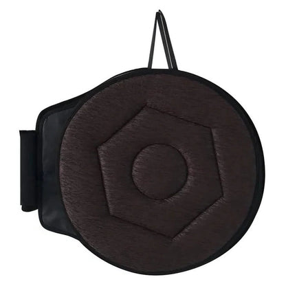 Belro 360 rotating seat cushion with pivot disc pad, ergonomic support for back comfort, used on chairs for mobility and posture.