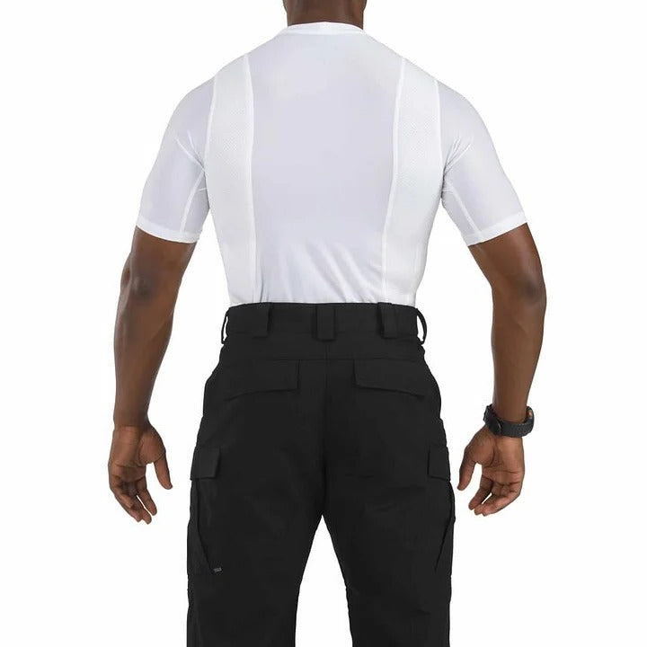 Belro Concealed Leather Holster T-shirt for men and women, automotive-themed casual shirt with hidden pocket design.