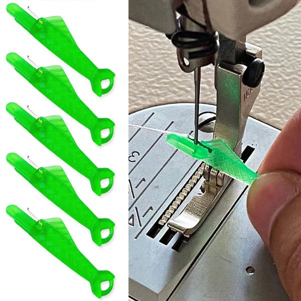 Belro Easy Threader fish-type sewing machine needle threader for men's clothing, helps easily thread sewing machine needles.