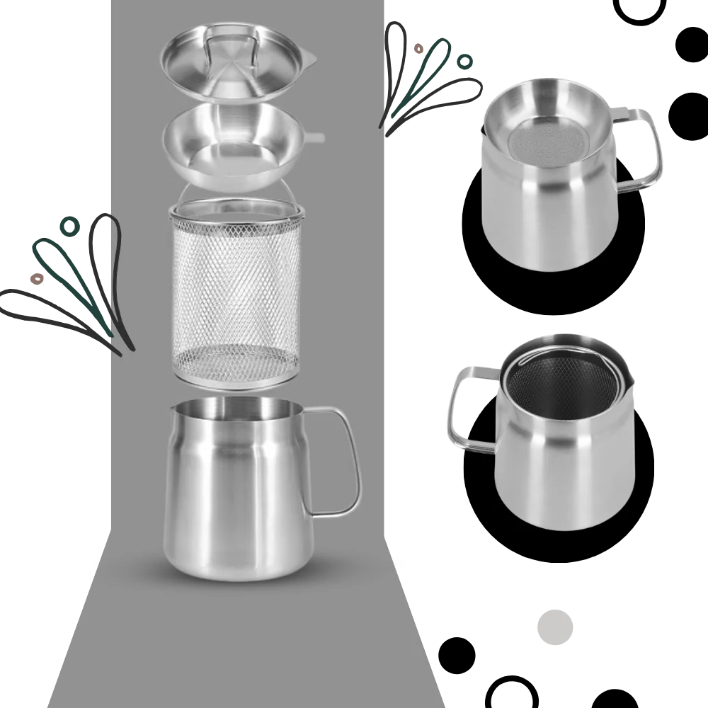 Belro 2-in-1 stainless steel deep frying pot with a lid, sturdy handles, and a frying basket for versatile kitchen use
