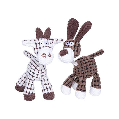 Belro Indestructible Robust Plush dog toy with durable plush fabric and reinforced stitching for long-lasting play.