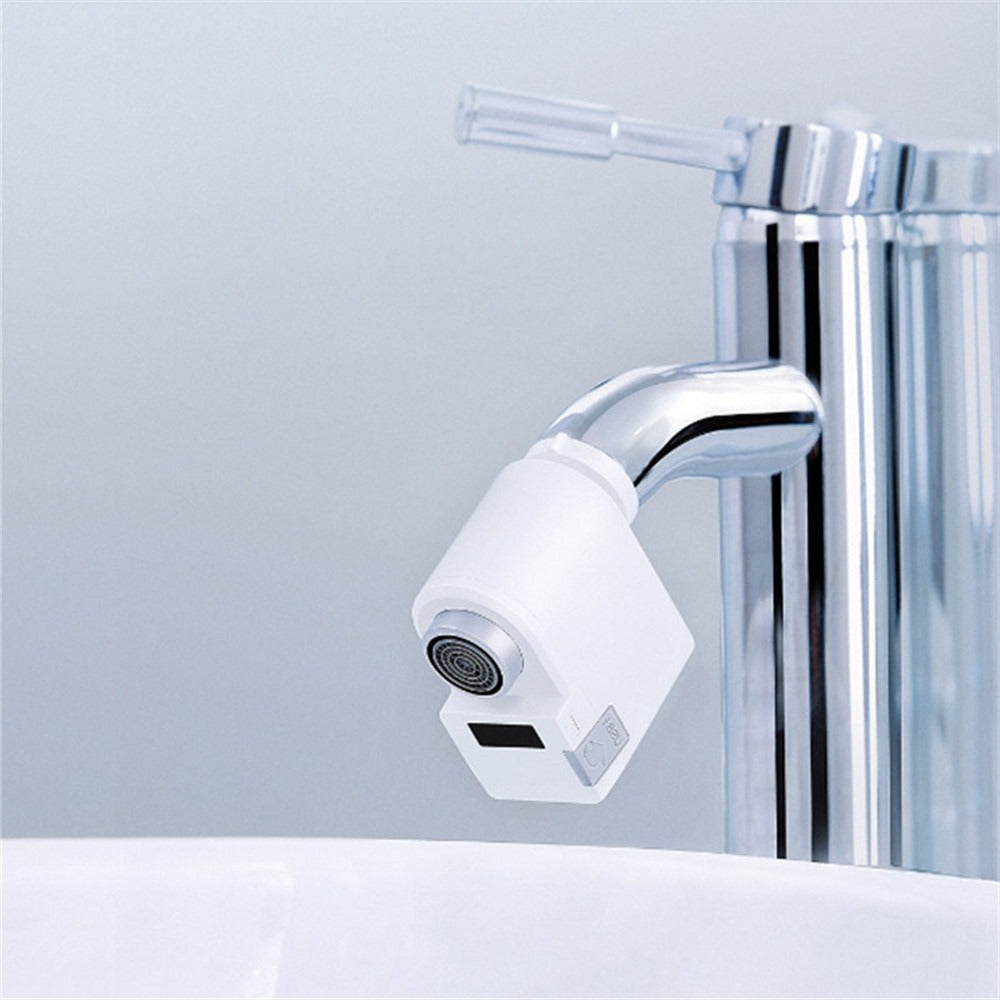 Belro Smart Faucet Infrared Motion Sensor for outdoor use, showing the sensor and sleek faucet design.