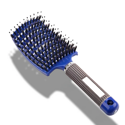 Belro Miracle Hair Detangler bottle for smooth, shiny hair, demonstrating effortless knot removal in a health and beauty hair care setting.