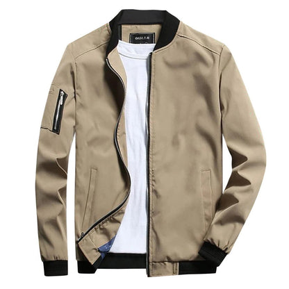 Belro short summer men's jacket with lightweight fabric, stylish design, and a casual fit perfect for warm weather.