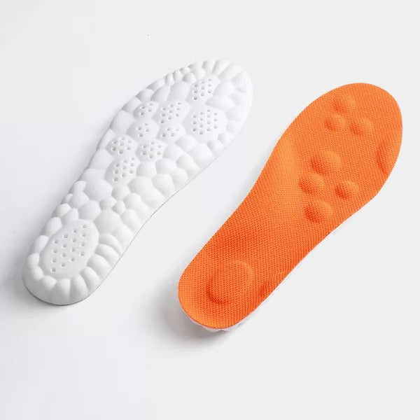 Belro Super Soft Running Sport Insoles shown in a close-up, highlighting their cushioned, ergonomic design for athletic comfort.