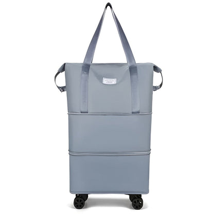 Belro separation backpack with wheels for dry and wet items, featuring multiple compartments and durable luggage design.