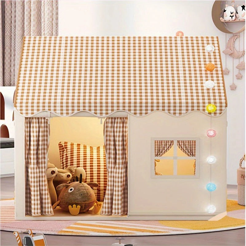 Children’s Playhouse Tent from Belro, designed for kids, featuring colorful fabric and a fun, cozy play environment inside.