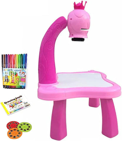 Belro Creative LED Art Projector for toys and games, showing colorful light projections on a wall.