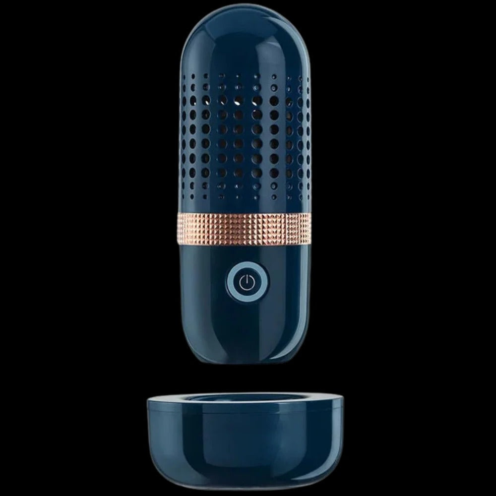 Wireless fruit and vegetable cleaning machine by Belro, compact device with cleaning brushes for fresh produce.