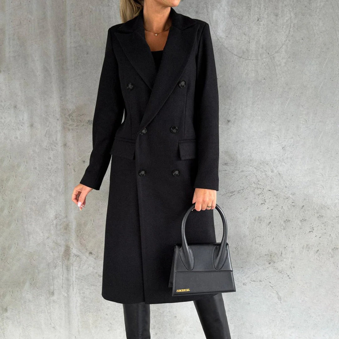 Belro women's winter coat in a stylish, insulated jacket with a hood and zipper closure, perfect for cold weather.